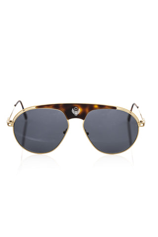 Brown Metallic Fibre Men Sunglass