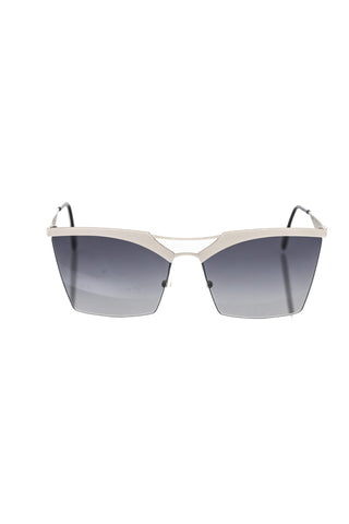 Silver Metallic Women's Sunglass