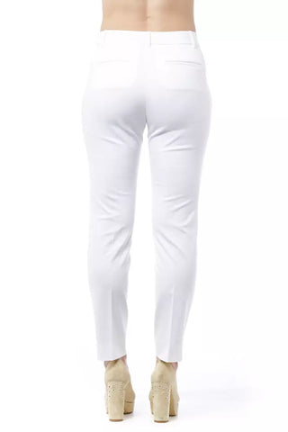 White Cotton Jeans & Pants