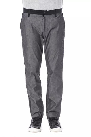 Black Cotton Men's Pant