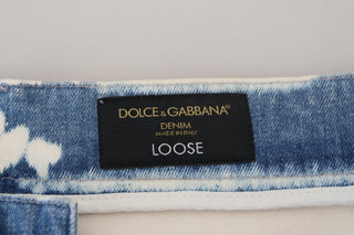 Blue Ceasar Denim Cotton Loose Fit Jeans