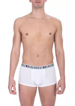 White Cotton Men's Trunk
