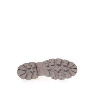 Beige Leather Chelsea Boots