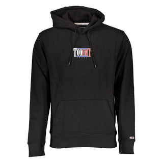 Black Cotton Men's Sweatshirt