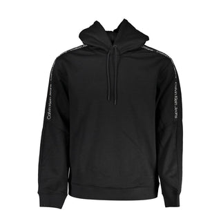 Black Polyester Men's Sweatshirt