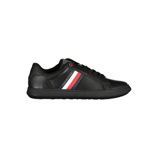 Black Leather Men Sneaker