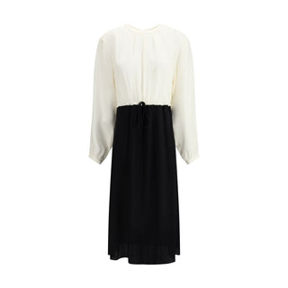 Multicolor Silk Casual Dress