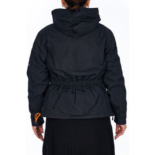 Black Polyester Women Jacket
