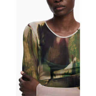 Green Polyester Women Dress