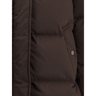 Brown Goose Down Parka