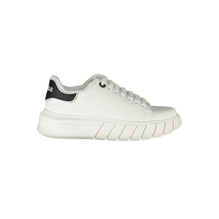 White Polyester Sneaker