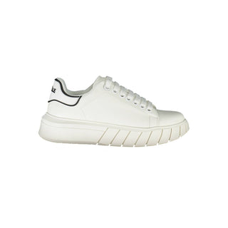 White Polyester Sneaker