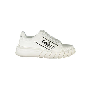 White Polyester Sneaker