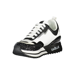 Black Polyester Sneaker