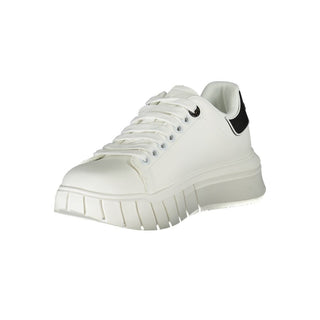 White Polyester Sneaker