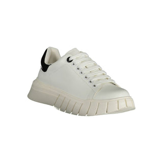 White Polyester Sneaker