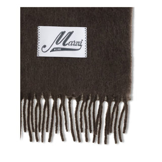 Brown Wool Scarf