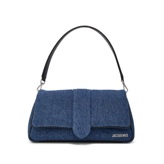 Blue Cotton Handbag