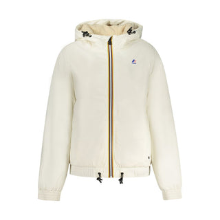 White Polyamide Women's Jacket