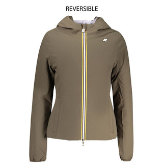 Brown Nylon Women Jacket