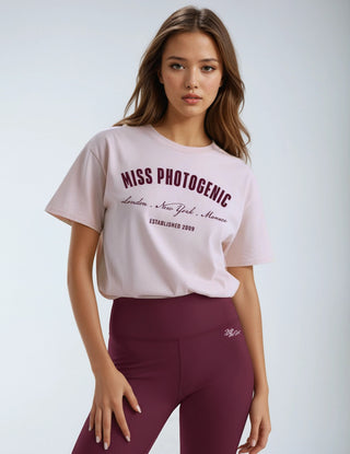 City Lifestyle T-Shirt In ice Muted Pink