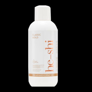 He-Shi Classic Gold Spraytan 1L (8%) - Medium - No Smell Self Tan