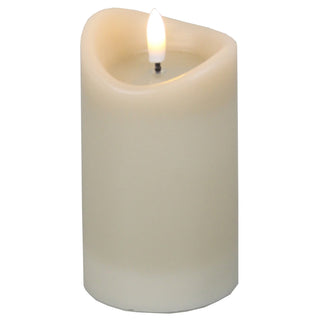 Luxe Collection Natural Glow 2.75x5 Taupe Melted LED Candle