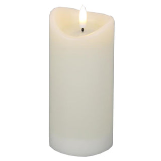 Luxe Collection Natural Glow 2.75x6 Cream Melted LED Candle
