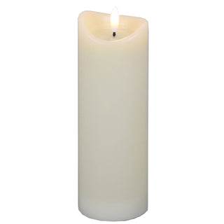 Luxe Collection Natural Glow 2.75x8 Cream Melted LED Candle