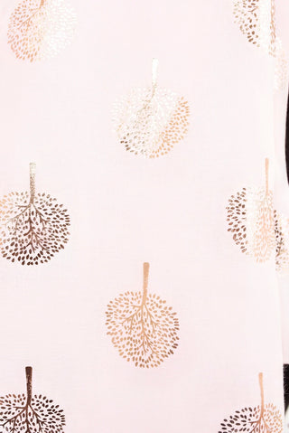 Foil Tree Print Lightweight Scarf