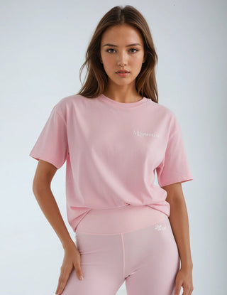 Join The Set Graphic T-shirt in Rose Pink