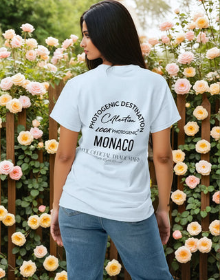 Black Graphic Destination Collection Monaco T-Shirt - Light Blue