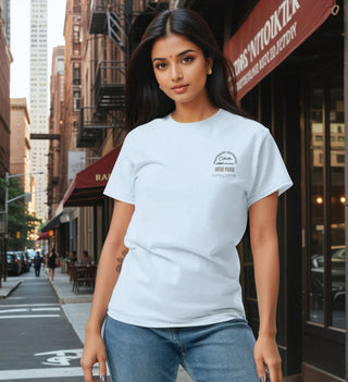 Black Graphic Destination Collection New York T-Shirt - White
