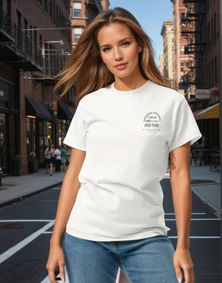 Black Graphic Destination Collection New York T-Shirt - White
