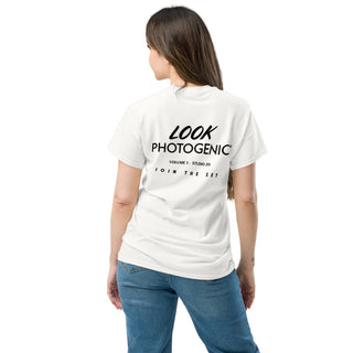 Join The Set Look Photogenic Black Logo T-Shirt - White