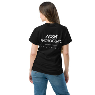 Join The Set Look Photogenic White Logo T-Shirt - Maroon
