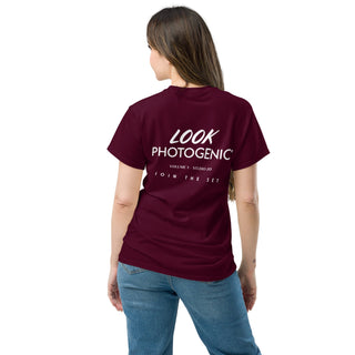 Join The Set Look Photogenic White Logo T-Shirt - Pink