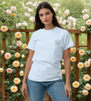 White Graphic Destination Collection London T-Shirt - Sky