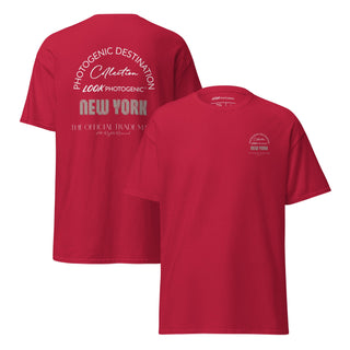 White Graphic Destination Collection New York T-Shirt - Cardinal