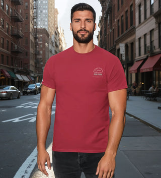 White Graphic Destination Collection New York T-Shirt - Cardinal