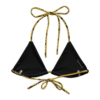 A Million Looks Halter Neck Bikini Top - Black Miss Photogenic