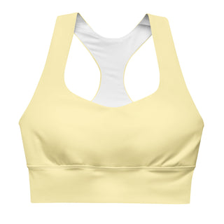 Butter Yellow Sports Crop Yoga Top Miss Photogenic