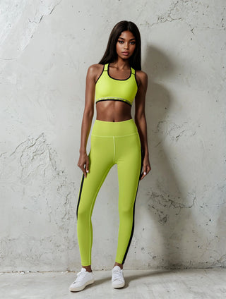 Join The Set Reel Leggings - Lime Miss Photogenic