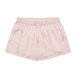 Pink Secret Logo Print Pyjama Shorts Miss Photogenic