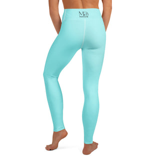 Shell Blue Yoga Leggings Miss Photogenic