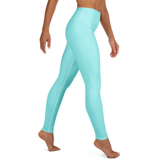 Shell Blue Yoga Leggings Miss Photogenic