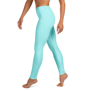 Shell Blue Yoga Leggings Miss Photogenic