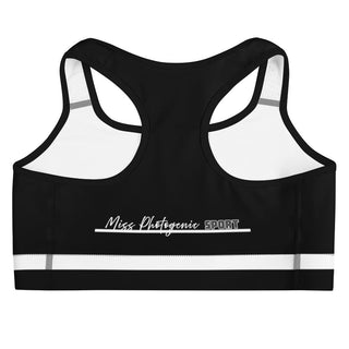 Miss Photogenic SPORT Yoga Crop Top - Black