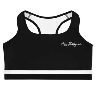 Miss Photogenic SPORT Yoga Crop Top - Black