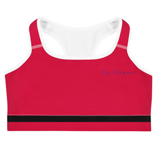 Miss Photogenic SPORT Yoga Crop Top - Red